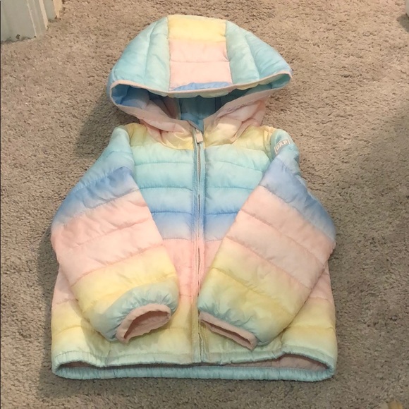 Baby Gap Rainbow Puffer Jacket